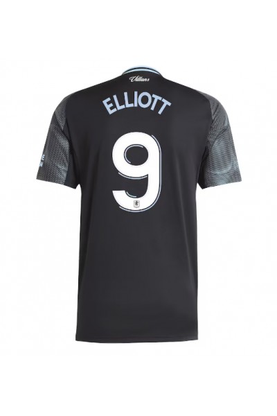 Aston Villa Harvey Elliott #9 Jalkapallovaatteet Vieraspaita 2025-26 Lyhythihainen Aston Villa Harvey Elliott #9 Jalkapallovaatteet Vieraspaita 2025-26 Lyhythihainen